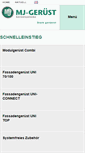 Mobile Screenshot of mj-geruest.de